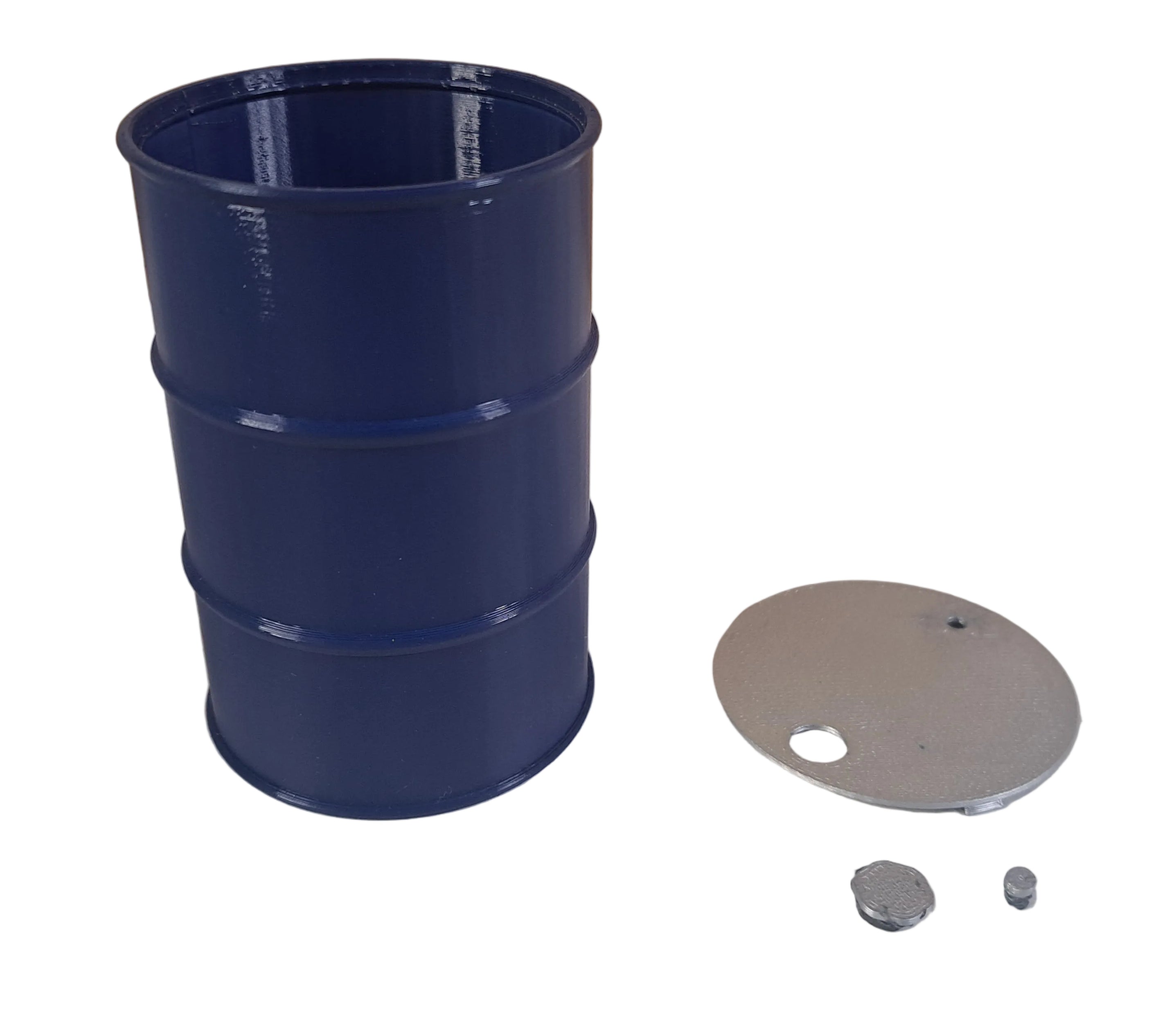 55 gal oil drum with oil containment